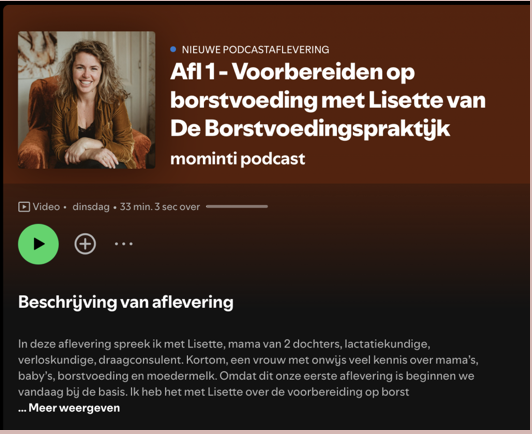 Podcast De Borstvoedingspraktijk